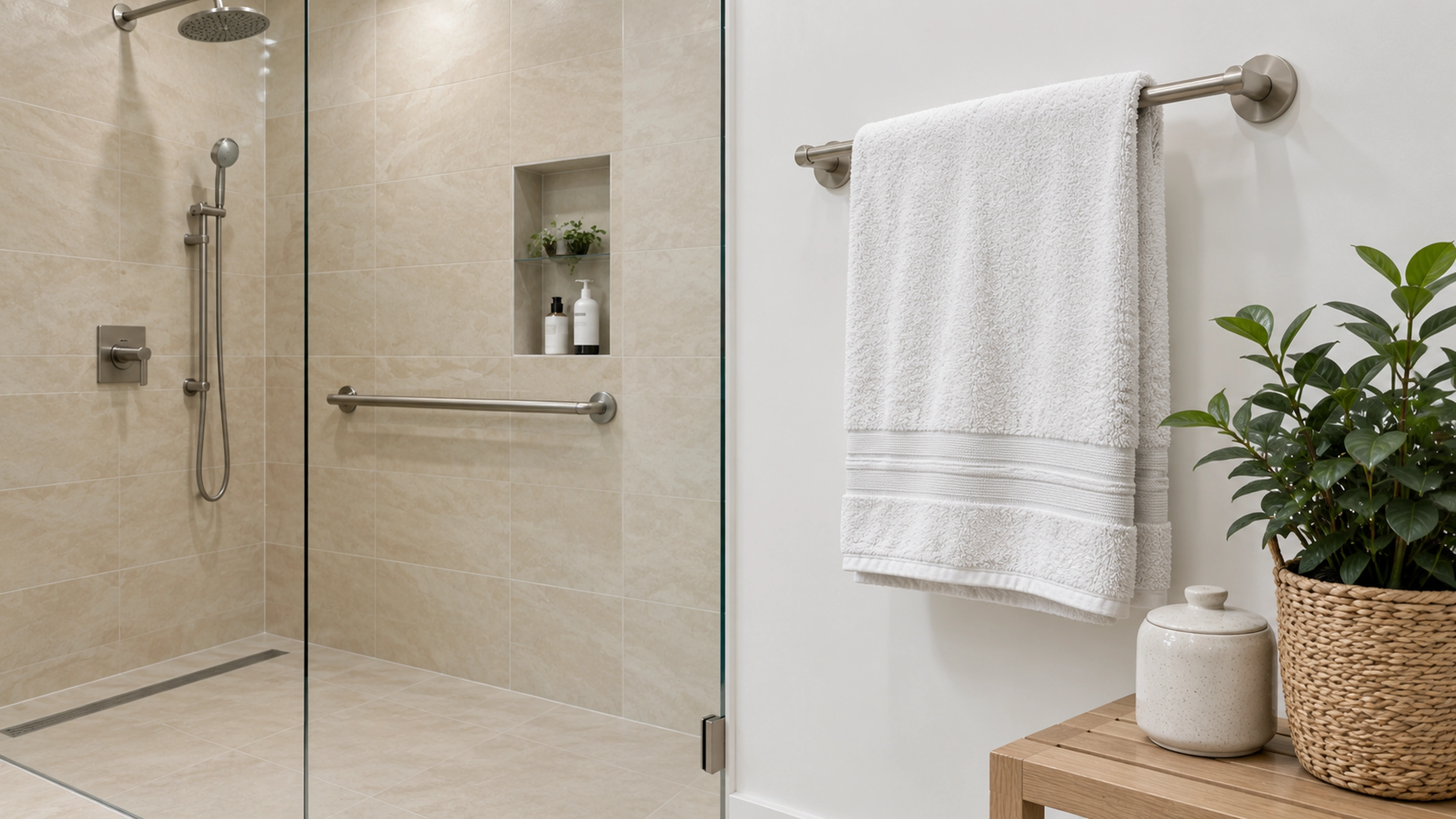 A Calmer Bathroom — everyday details; design-concept visualization.