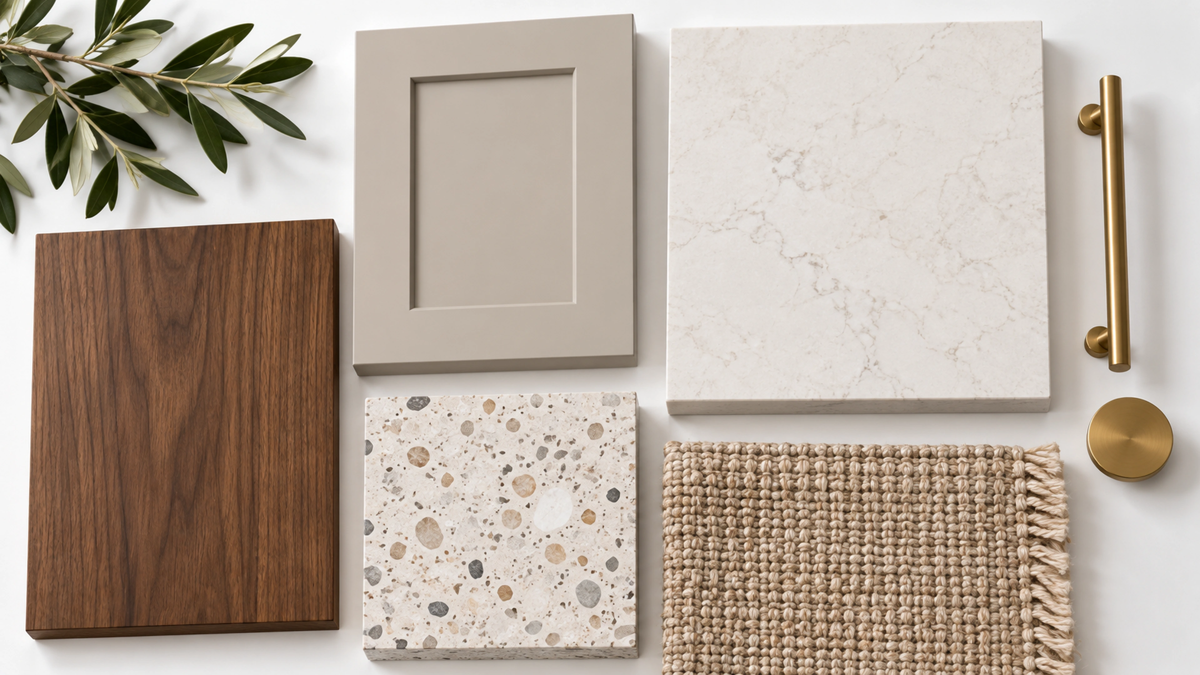 Family Kitchen — materials for family kitchen; design-concept visualization.