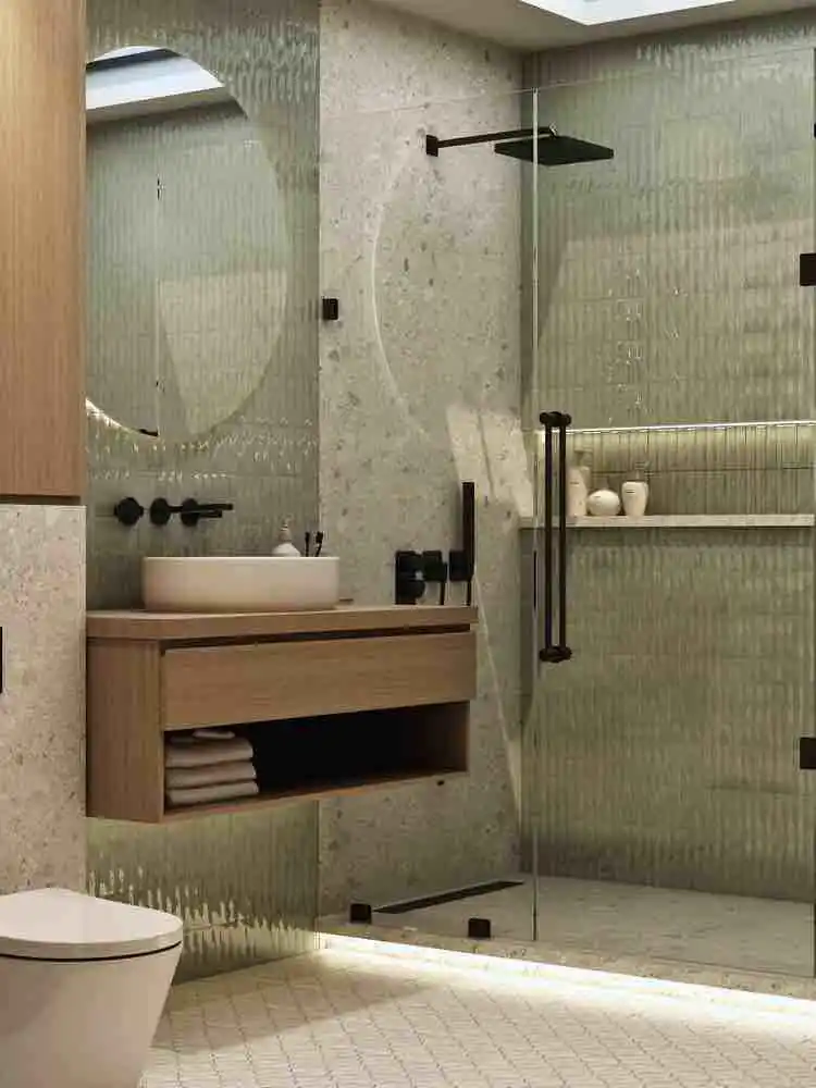 Boynton Beach Modern Bath Makeover