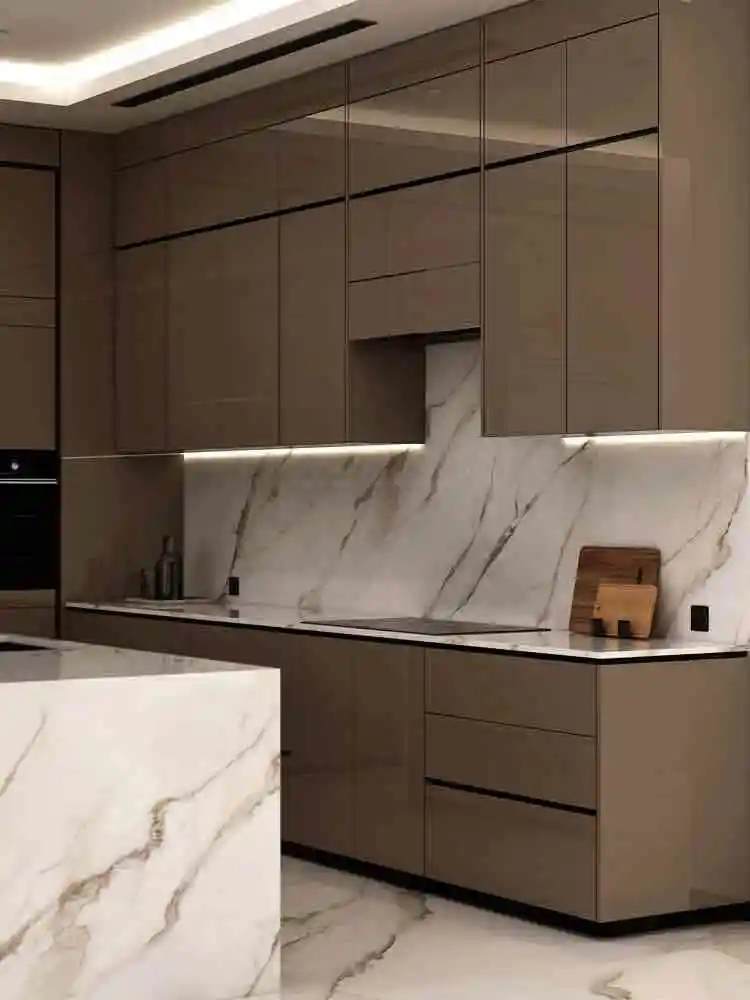 Marble Kitchen and Dining Renovation in Boca Raton