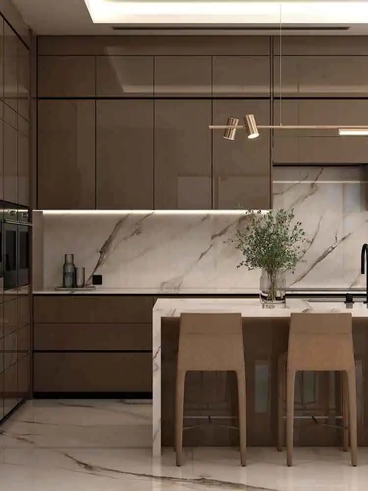 Marble Kitchen and Dining Renovation in Boca Raton