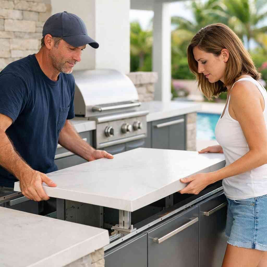 Top 5 Outdoor Kitchen Materials for South Florida Weather
